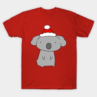 Santa Hat Koala T-Shirt